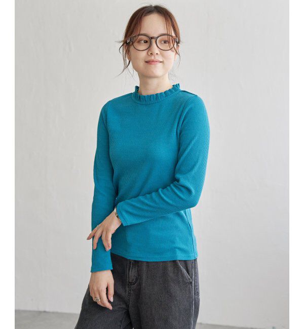 Lbc with Life「サンカクテレコエリフリルロンＴ」|Tシャツ・カットソー|