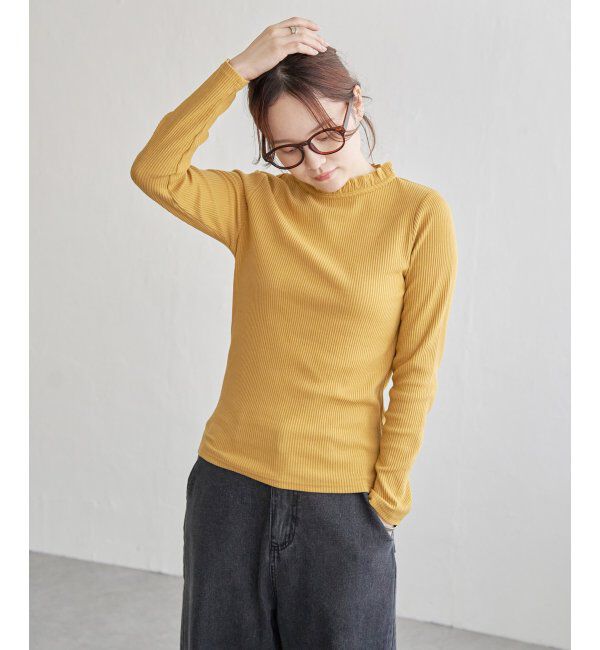 Lbc with Life「サンカクテレコエリフリルロンＴ」|Tシャツ・カットソー|