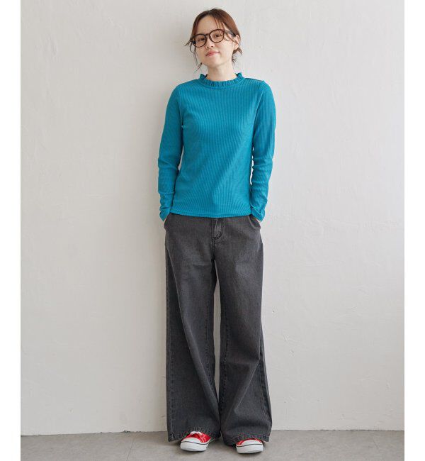 Lbc with Life「サンカクテレコエリフリルロンＴ」|Tシャツ・カットソー|