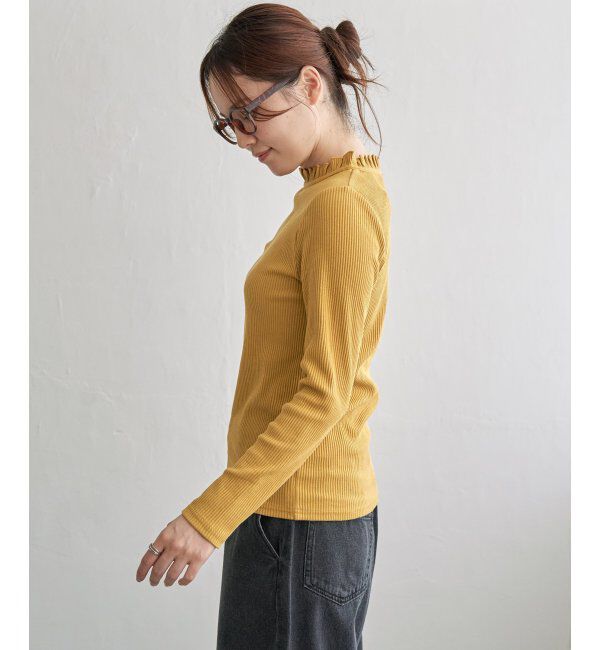 Lbc with Life「サンカクテレコエリフリルロンＴ」|Tシャツ・カットソー|