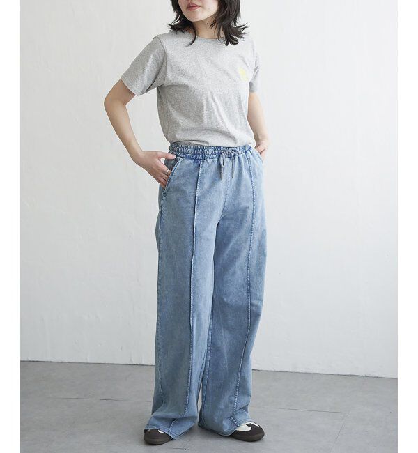 VENCE share style「【セットアップ対応】ケミカルスウェットパンツ」|スカート|