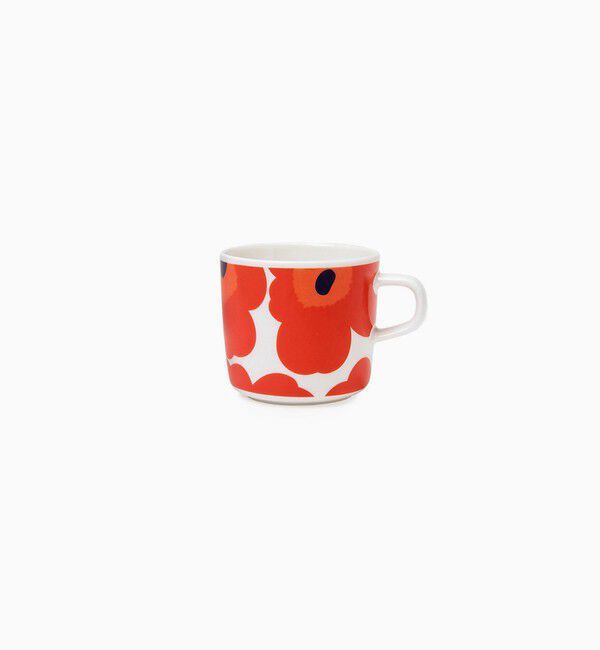 Marimekko「Unikko コーヒーカップ 200ml」|その他|ホワイト&times;レッド