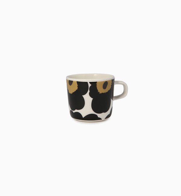 Marimekko「Unikko コーヒーカップ 200ml」|その他|ホワイト&times;ブラック