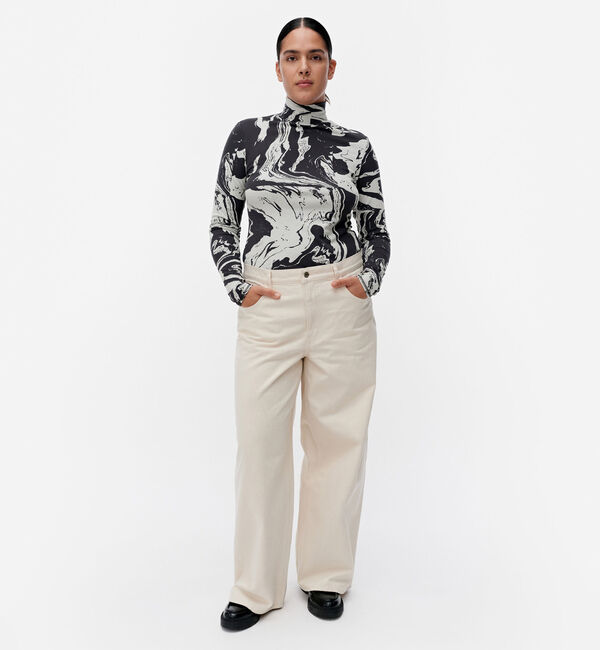 Marimekko「Maridenim Loose ジーンズ」|チノ|ナチュラル