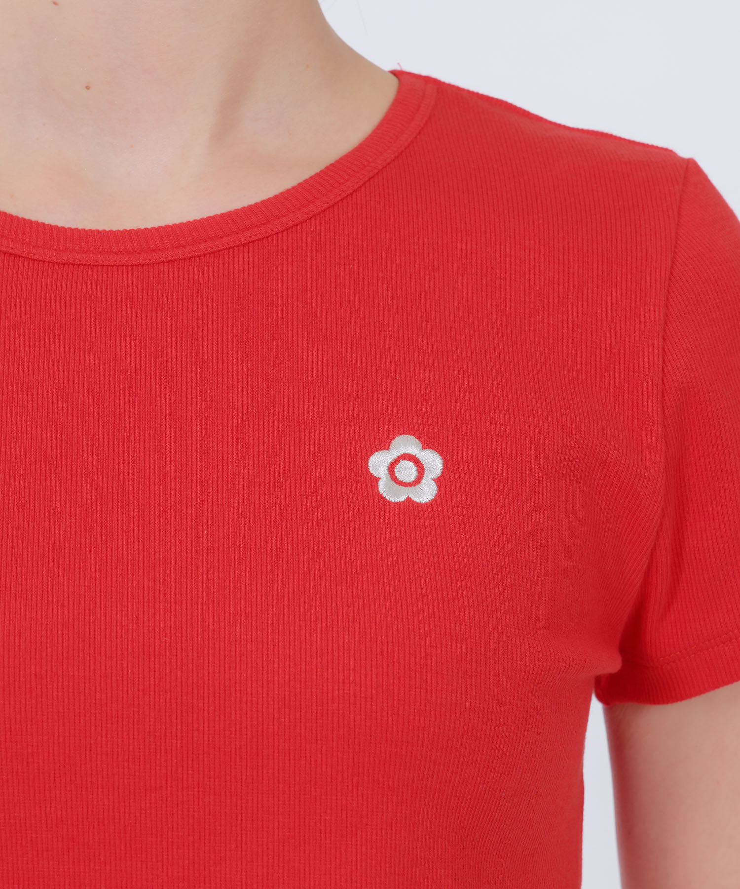 MARY QUANT「リブコンパクト Tシャツ」|Tシャツ・カットソー|