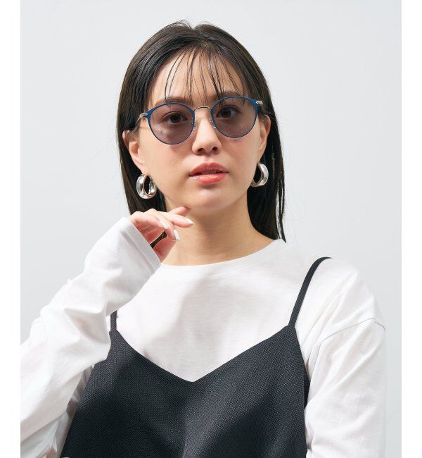  「ボストン型 サングラス｜UNITED ARROWS カラーレンズ UVカット 紫外線対策 ユナイテッドアローズ」|サングラス|