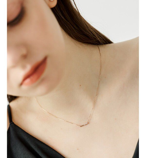 ete「[レイヤード] K18MPG ダイヤモンド ネックレス」|ネックレス|