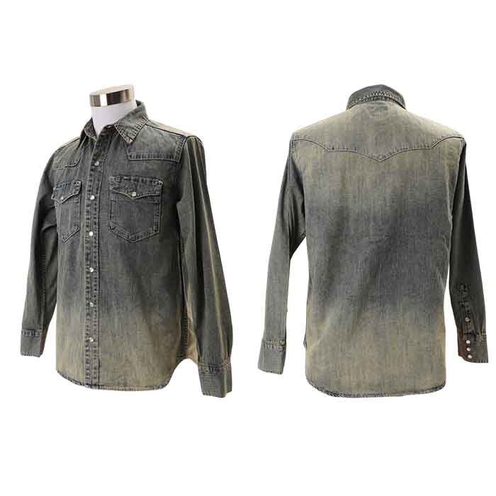 BACKYARD FAMILY「デニム ワークシャツ 通販 HOUSTON ヒューストン デニムシャツ 長袖シャツ 長袖」|その他|