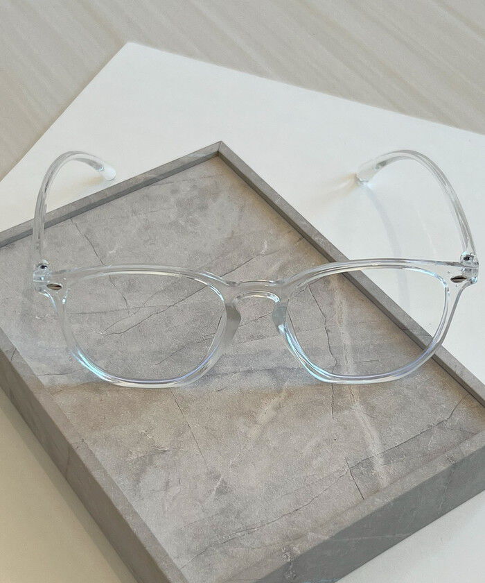 BACKYARD FAMILY「伊達メガネ おしゃれ レディース 通販 伊達眼鏡 小顔 ファッショングラス クリアメガネ 大きい」|その他|