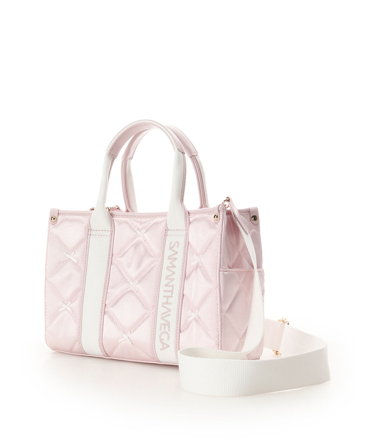 Samantha Vega「ロゴテープリボン　ハンドバッグ」|ハンドバッグ|