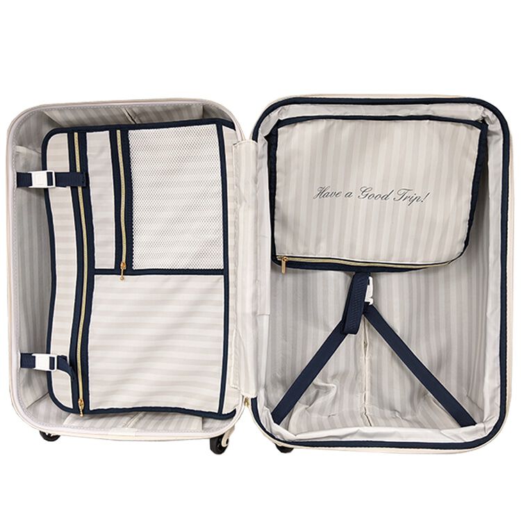 Jewelna Rose「スーツケース　丸いシルエットがかわいい　キャンディポケットＬ　エキスパンド仕様　39873」|キャリーケース|