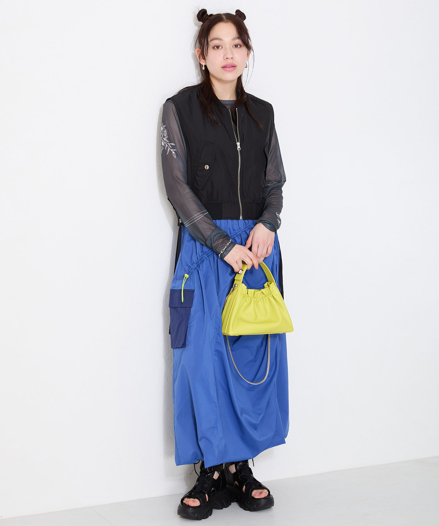 ORiental TRaffic「トラペーズギャザーハンドバッグ/BA-254」|ショルダー・メッセンジャー|