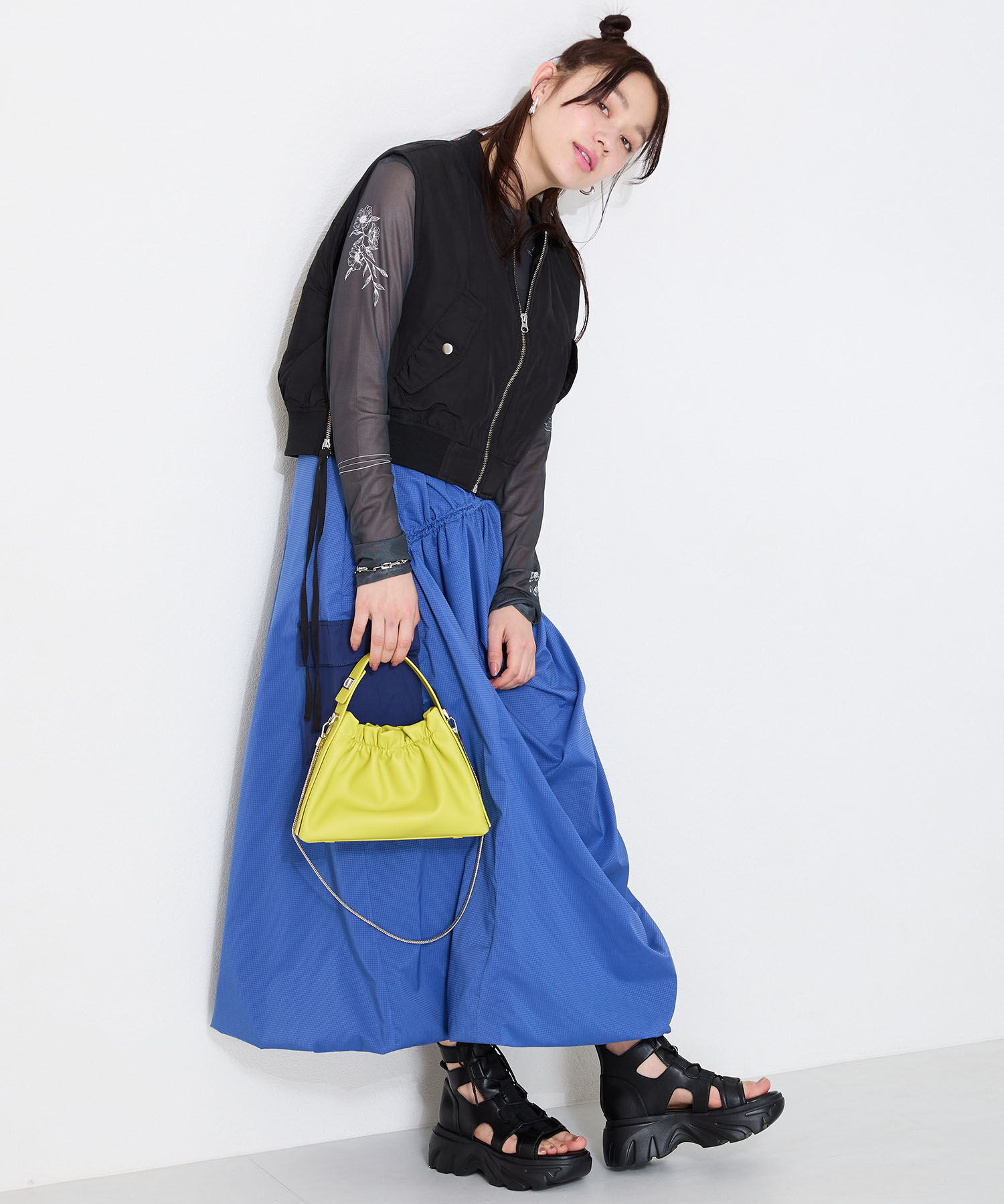 ORiental TRaffic「トラペーズギャザーハンドバッグ/BA-254」|ショルダー・メッセンジャー|