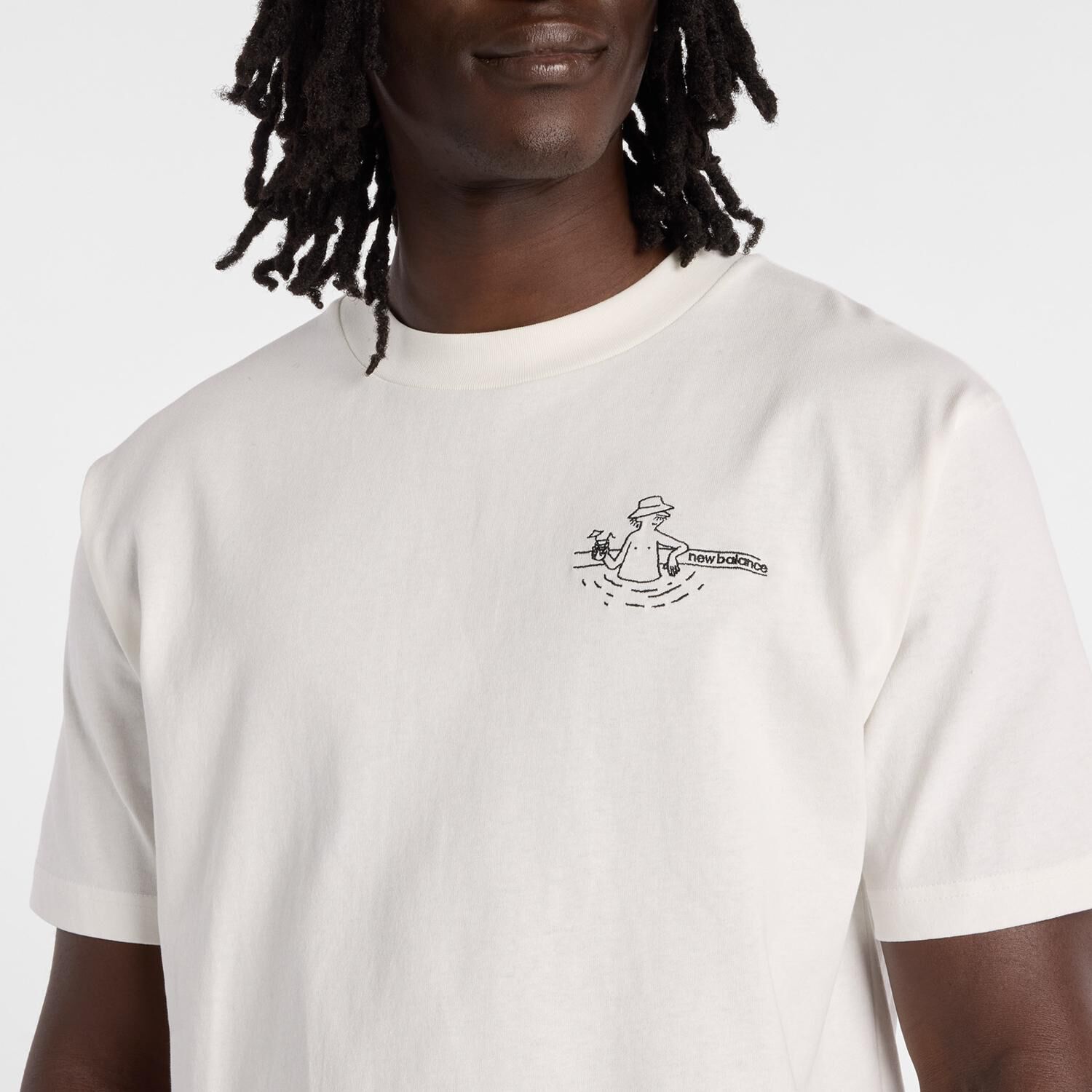 NEW BALANCE 「【NEW BALANCEｳｪｱ】M ﾌｧｳﾝﾃﾝT」|Tシャツ・カットソー|