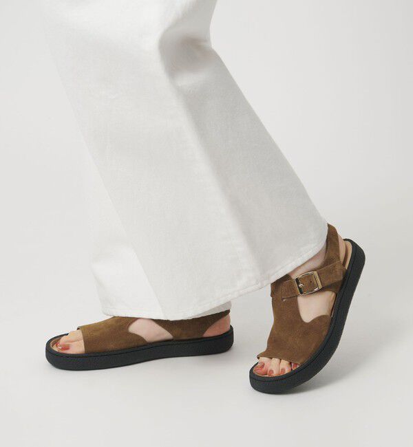 ODETTE E ODILE「＜MOHI＞ COVERD SOFTY MO SD」|サンダル|