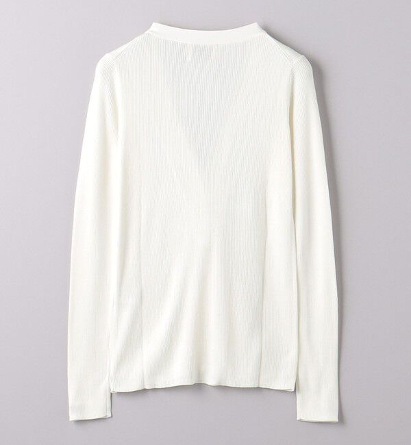 UNITED ARROWS「シルクリブ Vネック カーディガン」|カーディガン|