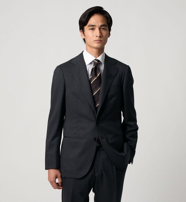 UNITED ARROWS「タスマニア ウール ギャバジン シングル3ボタン スーツ S‐MODEL ‐ストレッチ・撥水‐」|その他|