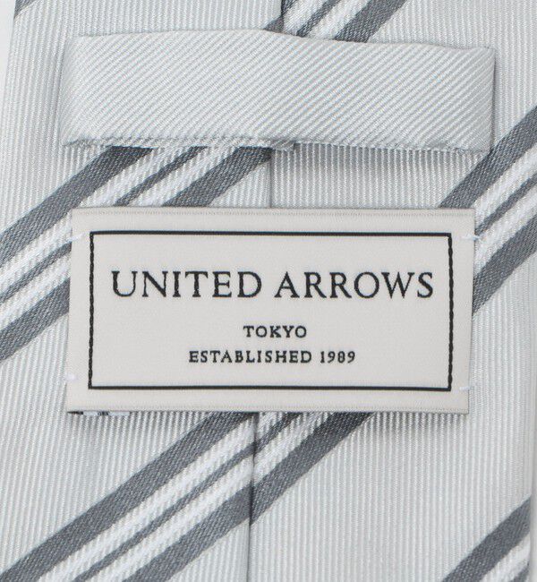 UNITED ARROWS「シルバー フォーマル レジメンタル ネクタイ」|ネクタイ・蝶ネクタイ|