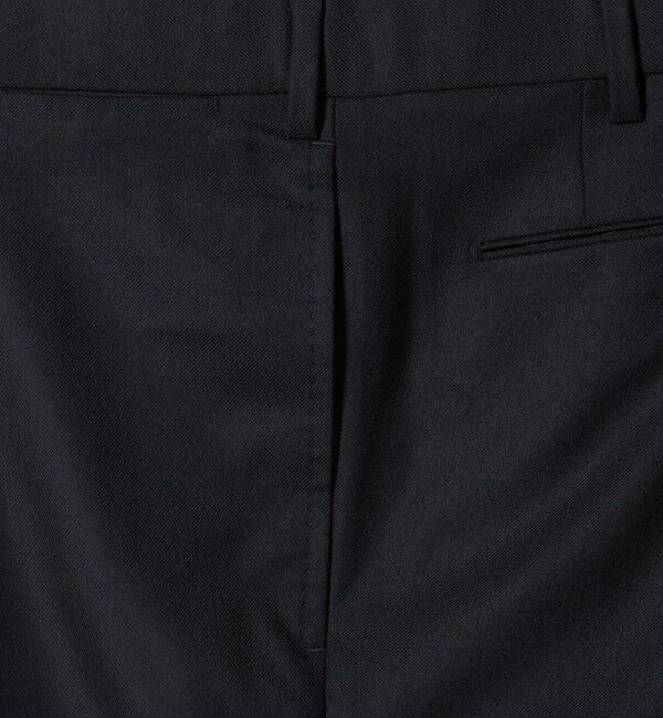 UNITED ARROWS「サージ テーパード 1プリーツ スラックス」|スラックス|