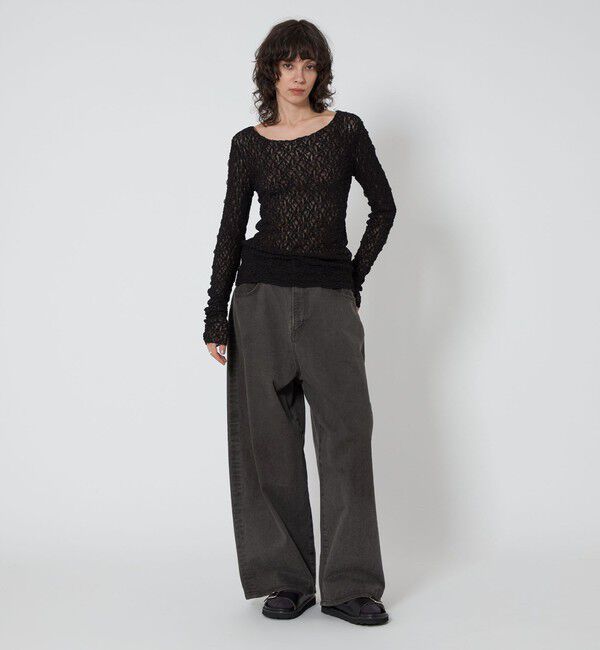 ASTRAET「＜ASTRAET＞BIG バルーン カラーデニムパンツ UNISEX」|デニム|