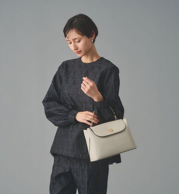 UNITED ARROWS「ダブルフェイス ワンハンドル バッグ」|ハンドバッグ|