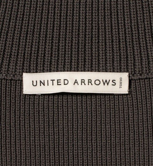 UNITED ARROWS「コットン/ポリエステル アゼ ドライバーズ ニット」|カーディガン|