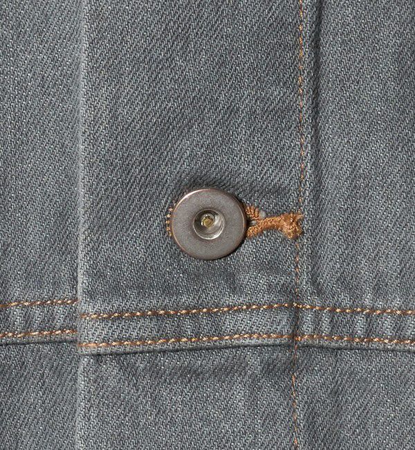 UNITED ARROWS「＜SACRA＞ボリュームスリーブ デニムジャケット GRAY」|デニムジャケット|