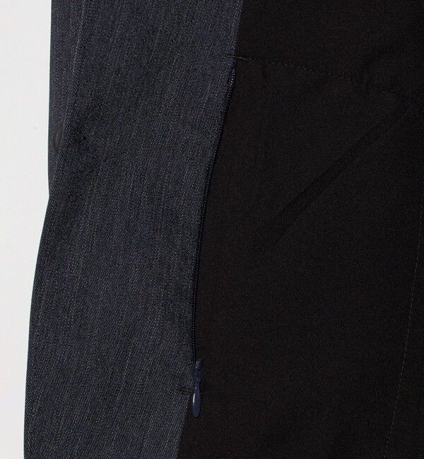 UNITED ARROWS「デニムライク シングル ２ボタン テーラード ジャケット UA COZY　ウォッシャブル　ヨコストレッチ　防しわ」|テーラードジャケット|