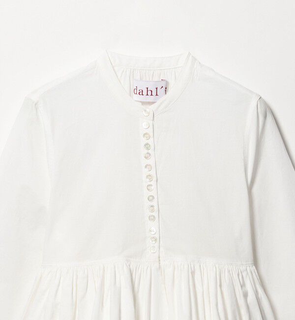 UNITED ARROWS「＜dahl&rsquo;ia＞ヘム フレア ブラウス」|シャツ・ブラウス|