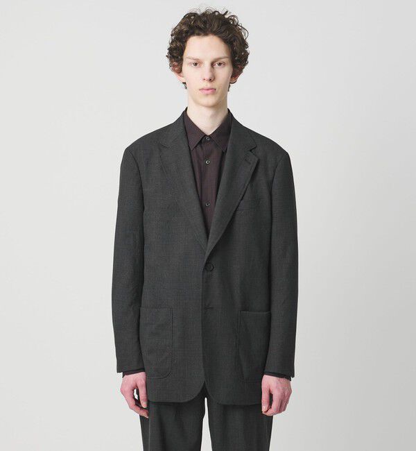 UNITED ARROWS「＜District＞ウォッシュド トロピカルウール シングル 2ボタン テーラードジャケット」|テーラードジャケット|