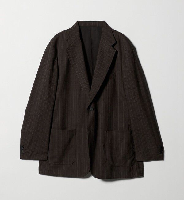 UNITED ARROWS「＜District＞ウォッシュド トロピカルウール シングル 2ボタン テーラードジャケット」|テーラードジャケット|