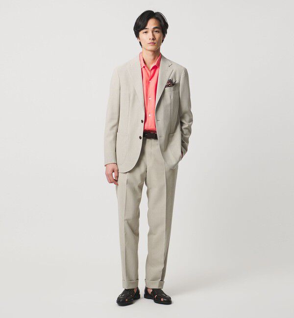 UNITED ARROWS「LIBECO リネン オープンカラー シャツ」|シャツ・ブラウス|