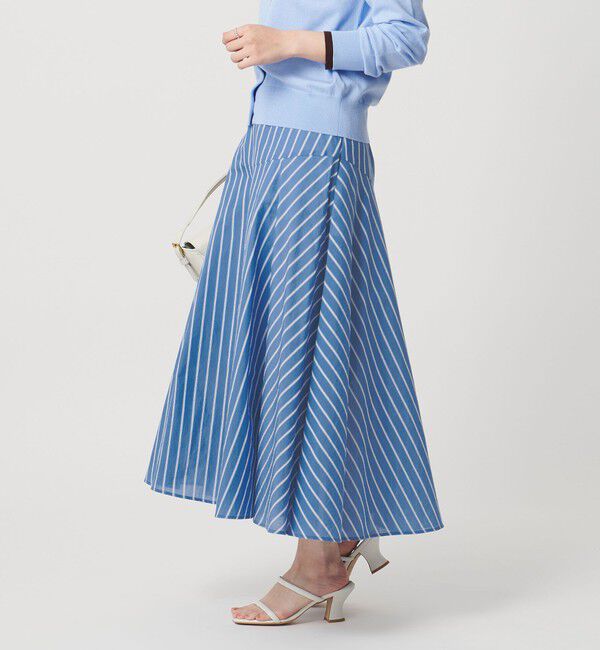 UNITED ARROWS「クリーン ストライプ マリンスカート」|フレア|その他1