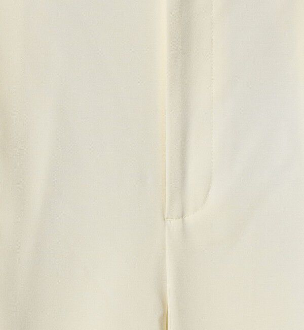 UNITED ARROWS「タック テーパード クロップド パンツ」|チノ|