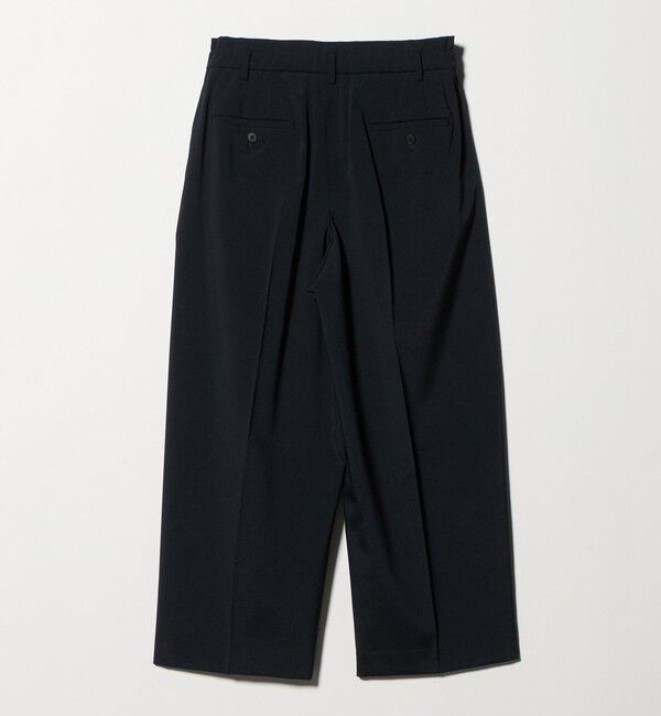 UNITED ARROWS「タック テーパード クロップド パンツ」|チノ|