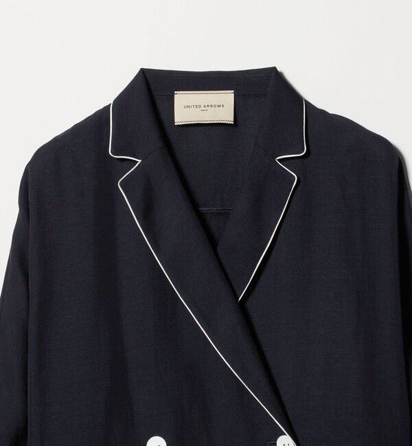 UNITED ARROWS「パイピング ドルマン ブラウス ジャケット ‐ウォッシャブル‐」|テーラードジャケット|