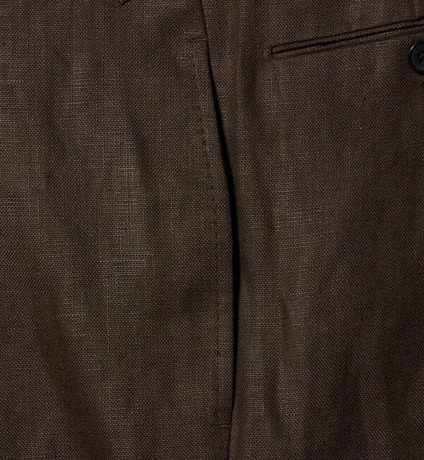 UNITED ARROWS「＜SOVEREIGN＞リネン サイドアジャスト パンツ」|チノ|