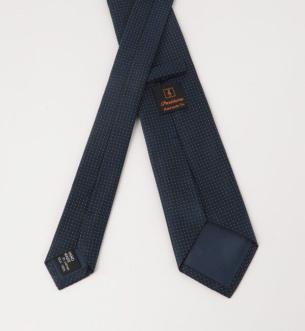 UNITED ARROWS green label relaxing「＜partitura＞8.0cm ドット3 ネクタイ」|ネクタイ・蝶ネクタイ|