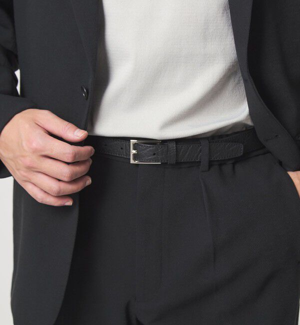UNITED ARROWS green label relaxing「ホースハイド ベルト」|ベルト|BLACK