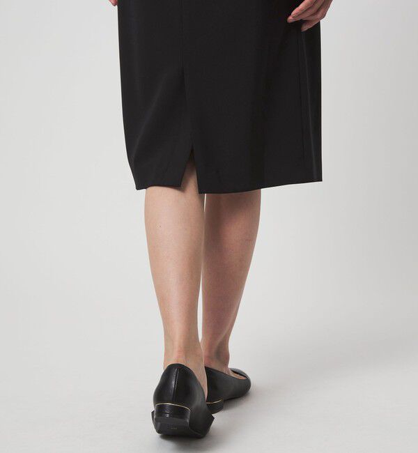 UNITED ARROWS green label relaxing「［size SHORTあり］パウドレ ベルト付き タイト スカート ウォッシャブル ストレッチ」|タイト|