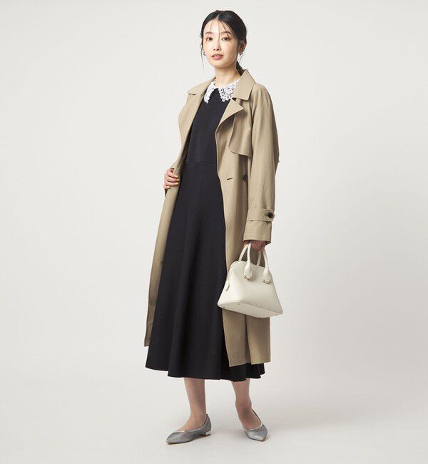 UNITED ARROWS green label relaxing「エリレース 2WAY ニット ワンピース ウォッシャブル」|ワンピース|