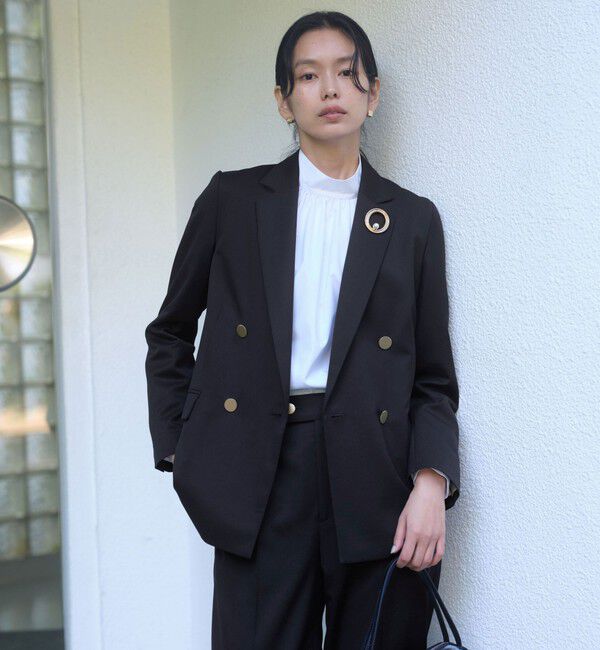 UNITED ARROWS green label relaxing「［size SHORTあり］ハイネック ボリューム スリーブ ブラウス」|シャツ・ブラウス|