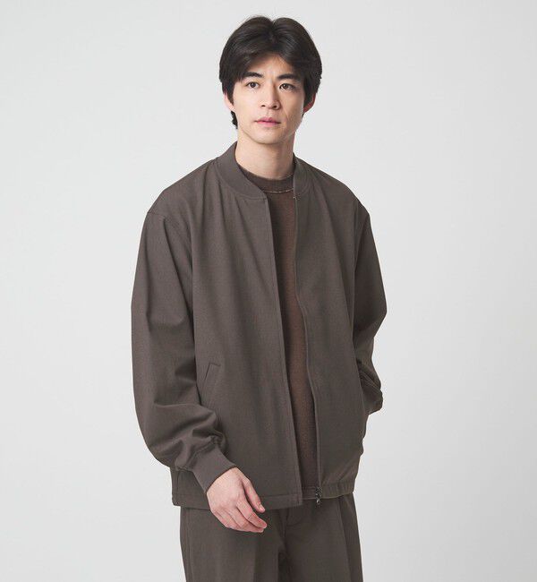 UNITED ARROWS green label relaxing「FREELITCH リブ ブルゾン -2WAYストレッチ・吸水速乾-」|ブルゾン・スタジャン|