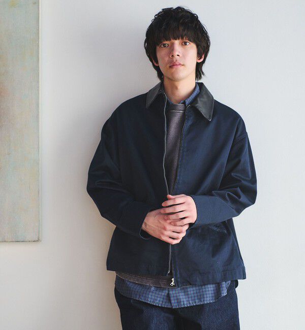 UNITED ARROWS green label relaxing「ウエストポイント ジップアップ ブルゾン」|ブルゾン・スタジャン|NAVY