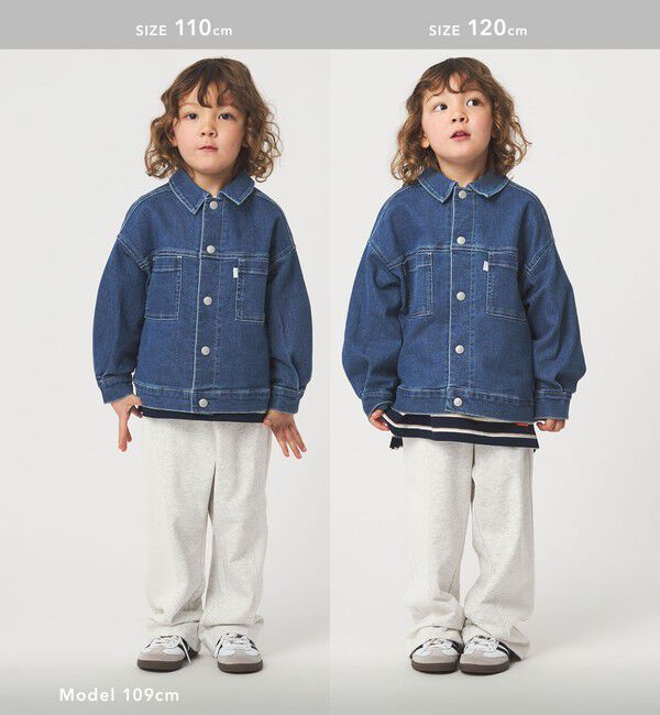 UNITED ARROWS green label relaxing「デニム ブルゾン / キッズ  ストレッチ 100cm-160cm」|その他|
