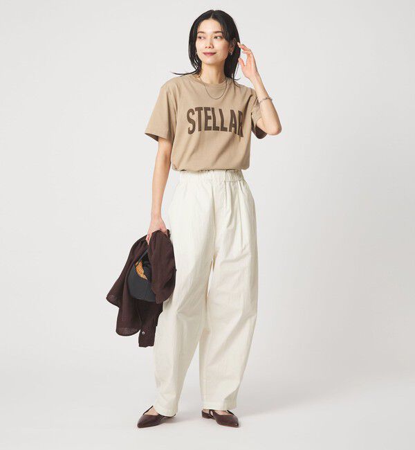 UNITED ARROWS green label relaxing「［size SHORTあり］イージー カーブ パンツ オフホワイト ウォッシャブル」|その他|