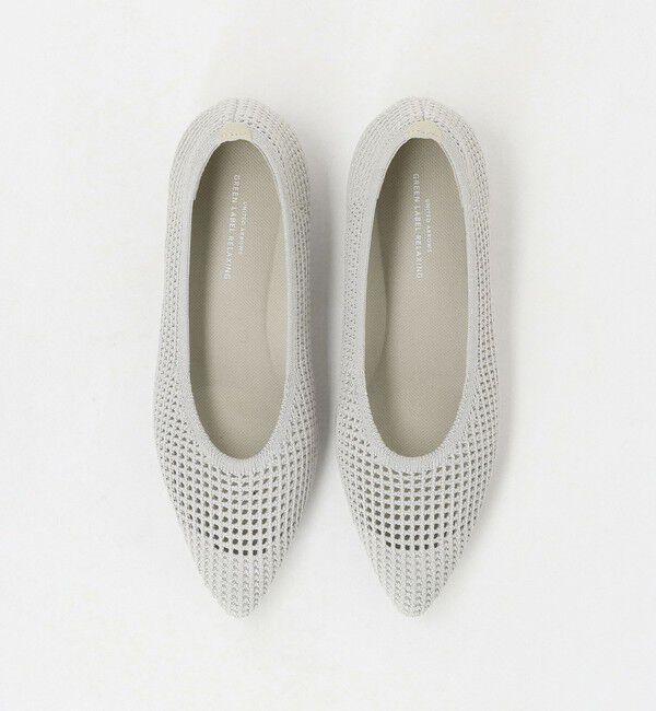 UNITED ARROWS green label relaxing「ウェルネスシアー ポインテッド フラットシューズ / ニットシューズ」|ローファー|