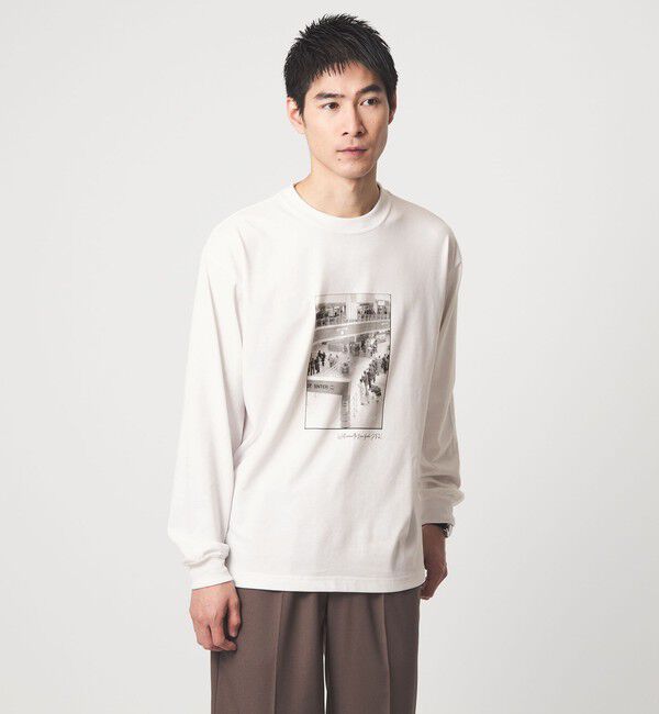 UNITED ARROWS green label relaxing「【別注】＜Filphies＞ニューヨーク フォト 長袖 Tシャツ」|Tシャツ・カットソー|