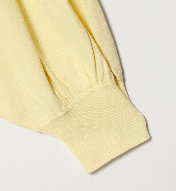 UNITED ARROWS green label relaxing「【WEB限定】＜at ease＞袖ボリューム ニット ウォッシャブル 接触冷感 UVカット 遮熱」|ニット・セーター|