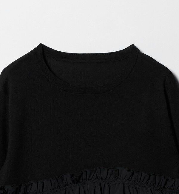 UNITED ARROWS green label relaxing「ティアード ドッキング プルオーバー ニット 3」|ニット・セーター|